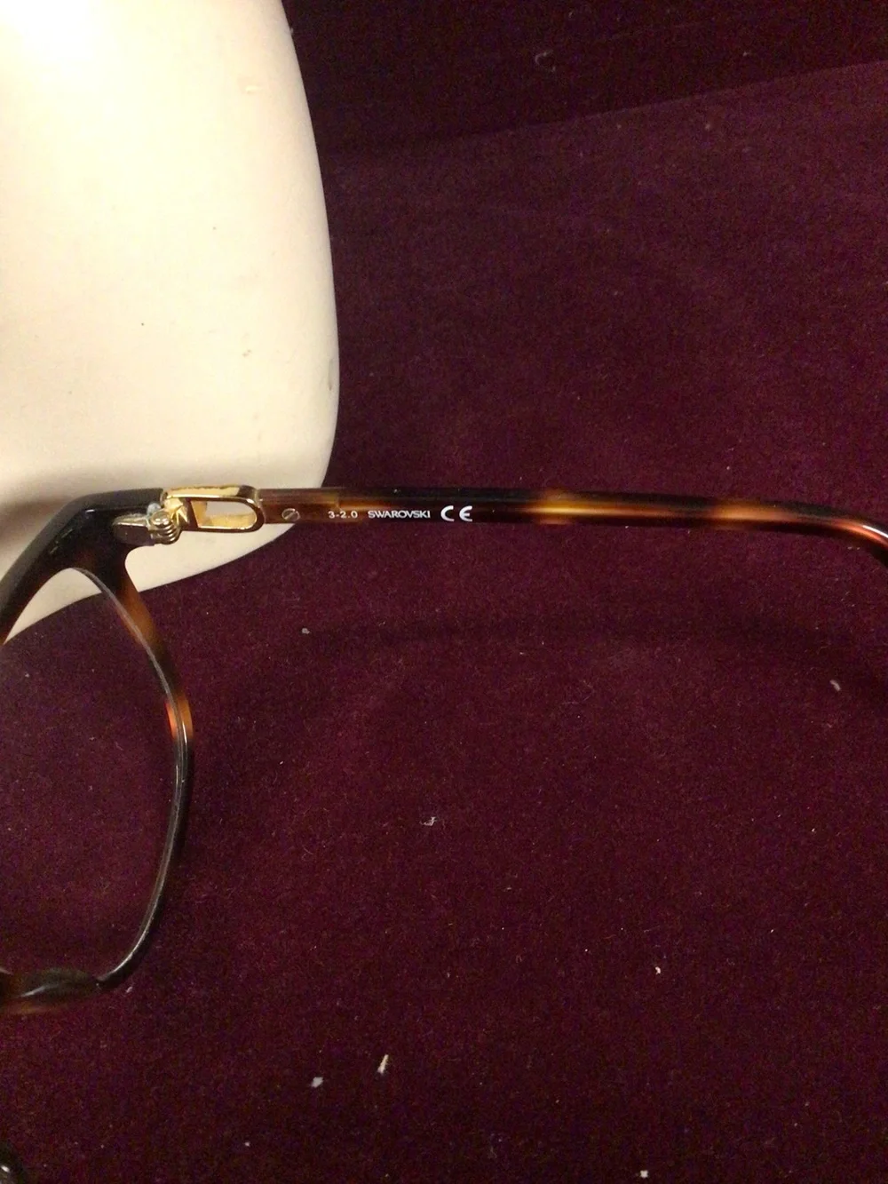 Swarovski pre own womens tortoise Eyeglasses SK5401 with case. 54[]16 140.
